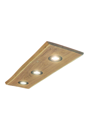 Holz-Deckenleuchte Eiche 80cm