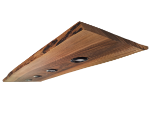 Stropna lesena luč iz oreha